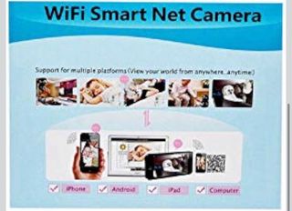 Cámara de seguridad con wifi y visión nocturna