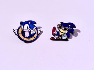 Set di due pin Sonic Sega Mega Drive