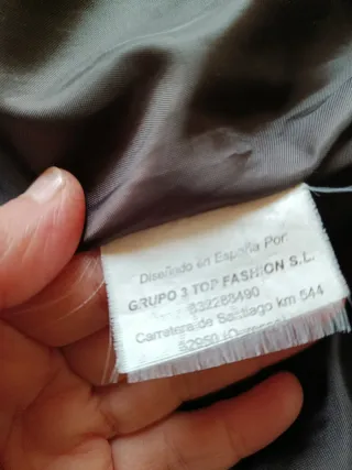 Chaqueta acolchada mujer marrón