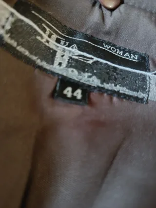 Chaqueta acolchada mujer marrón