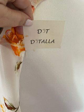 Blusa floral D'Talla Talla M