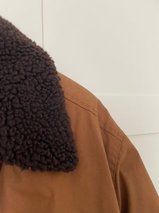 Chaqueta Zara Marrón con Cuello Sherpa