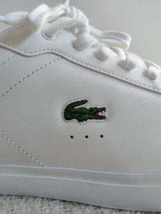 Zapatillas Lacoste Blancas y Verdes