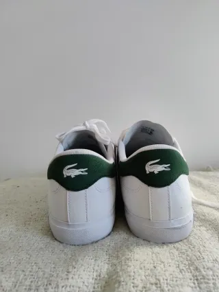 Zapatillas Lacoste Blancas y Verdes