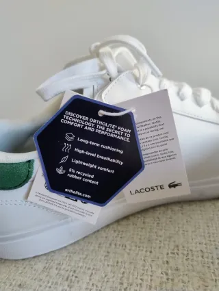 Zapatillas Lacoste Blancas y Verdes