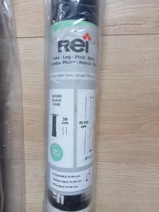 Dos Patas para Mesa Acero Regulable REI