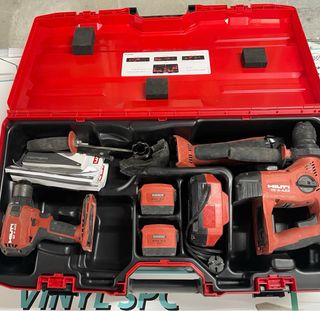 Maletín Hilti con Herramientas a batería.
