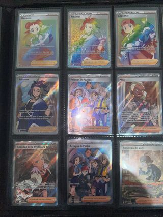 Cartas Pokémon Entrenador Roxanne, Adamas, Mila