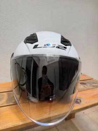 Casco LS2 Air Flow Blanco Talla XS