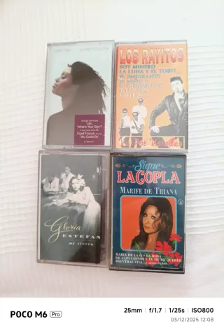 Lote 4 Cintas Cassette Pop Rock Latino