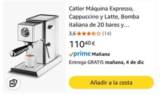 Cafetera Catler ES 300