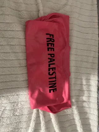 Camiseta rosa palestina