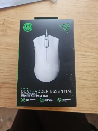 Ratón Razer Deathadder Essential Blanco