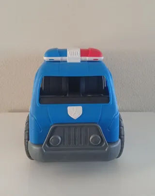 Camión Policía Grande Azul