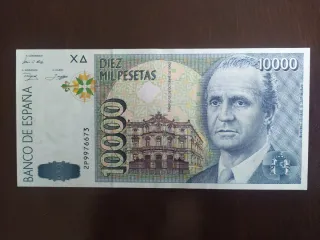 Billetes 5000 y 10000 pesetas