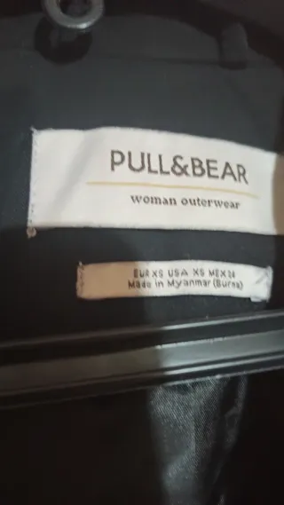 Americana negra de doble botonadura