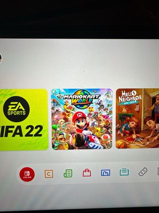 Nintendo Switch Gris/Naranja Casi Nueva