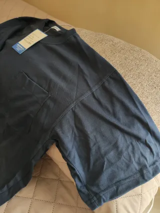 Camiseta de trabajo azul marino GENCOTTONS