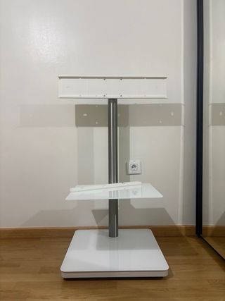 Mesa TV cristal regulable