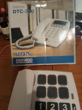 Teléfono fijo Alcatel blanco