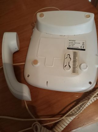 Teléfono fijo Alcatel blanco