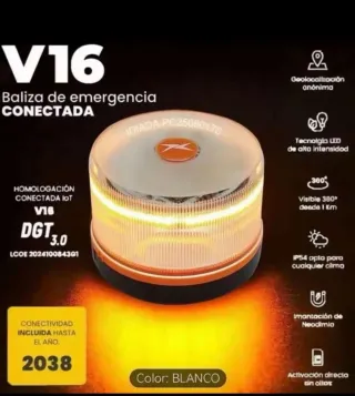 Baliza V16 Conectada DGT Homologada