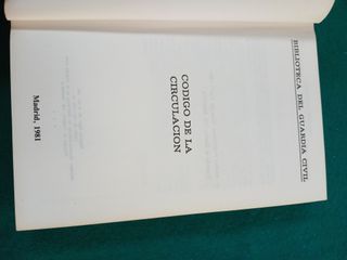 Libro Biblioteca del Guardia Civil