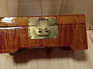 Antiguo Joyero Madera y Nácar