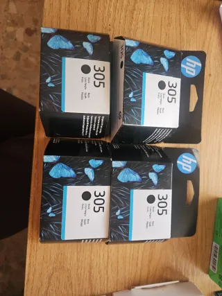 Tinta HP 305 Negra pack 4 cartuchos