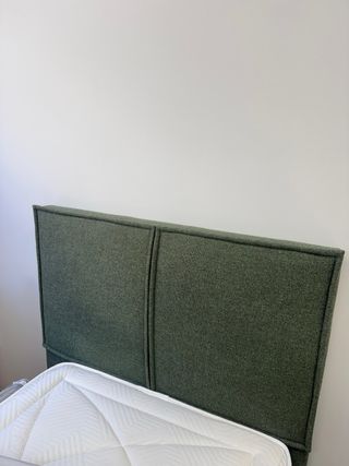 Cabecero Cama 90 Tela Verde