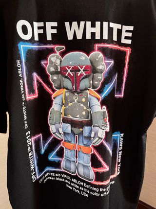 T-shirt Off-White XL KAWS Boba Fett