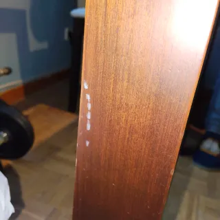 Mesa Comedor Madera y Cristal