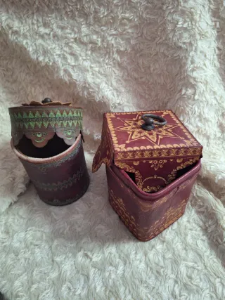 Duo de cajas decorativas Cordobán