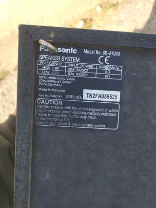 Altavoces Hogar Bi-Wiring Plata