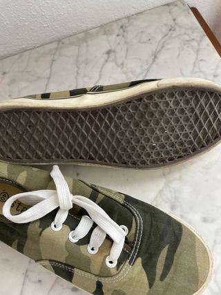Tenis Camuflaje Militar Talla 40