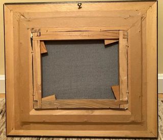 Pintura al óleo sobre lienzo escena interior