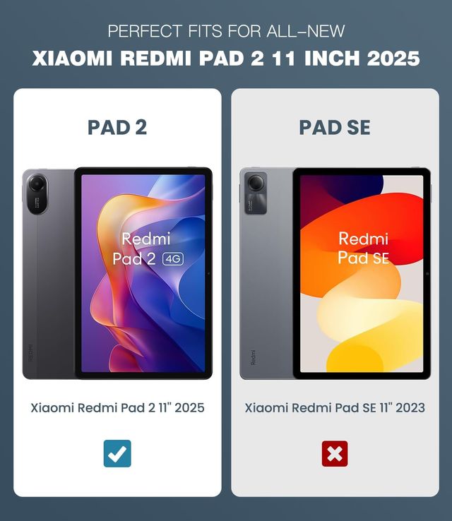 Capa Slim para Xiaomi Redmi Pad 2 2025 11'' Preta