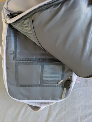 Mochila de viaje cabina lila clarito