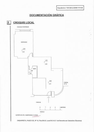 Oficina en venta en El Antiguo en San Sebastián-Donostia