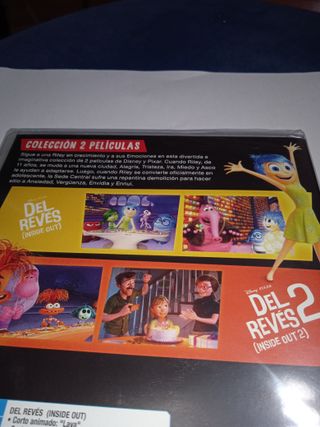 Pack nuevo 2 Películas Del Revés DVD (Español)