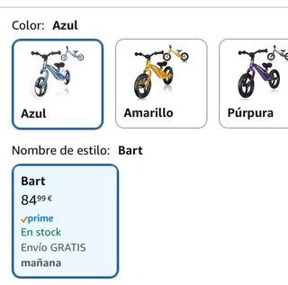 Bici sin pedales Lionelo azul. Muy pocos usos.