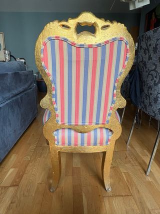 Sillas estilo Luis XVI (6) doradas