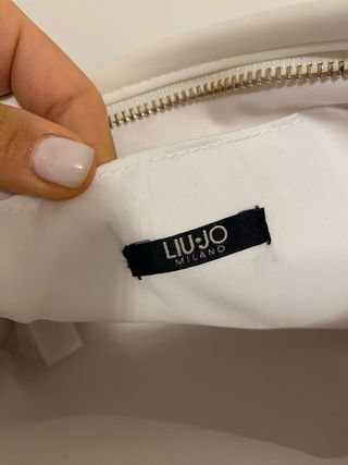Pochette Liu Jo bianca con fiori