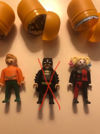 Figuras Playmobil DC Kinder. Vendo o cambio