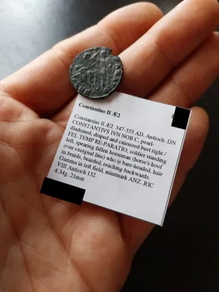 Moneda Romana Constancio II AE2 Centenional