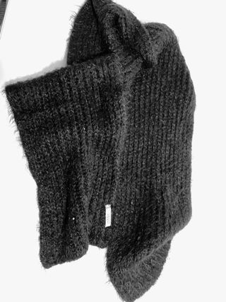 Sciarpa Liu Jo nera con paillettes