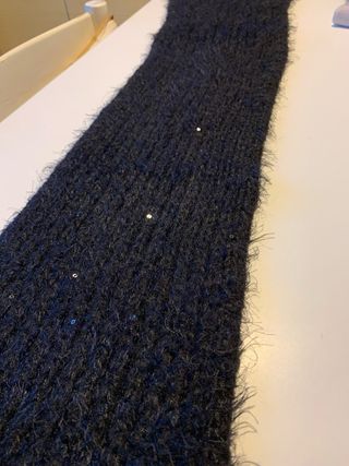 Sciarpa Liu Jo nera con paillettes