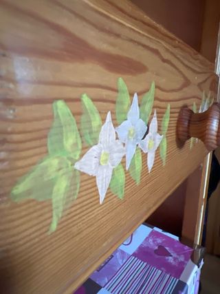 Conjunto muebles madera pino