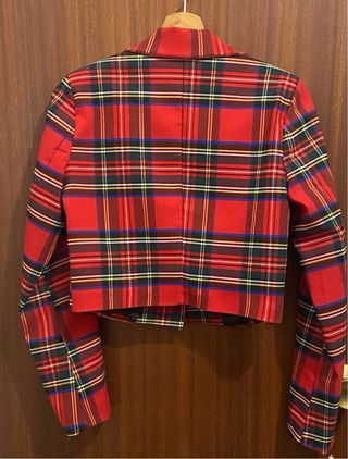 Torera escocesa cuadros rojos