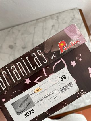 Manoletinas Comunión Beige Talla 39